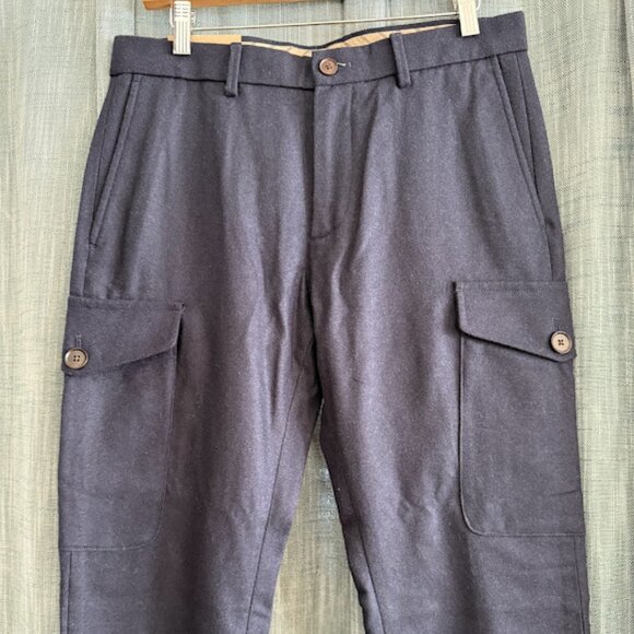 Vintage Banana Republic Men's Straight Wool Pants - Picture 3 of 16